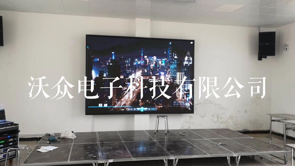 信阳潢川室内P3全彩调试点亮