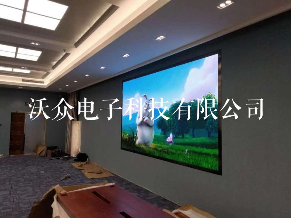 焦作某单位P1.44高清小间距完工调试点亮！